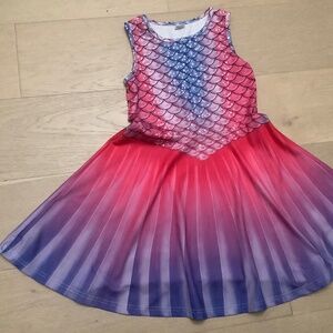 Girls summer mermaid costume dress